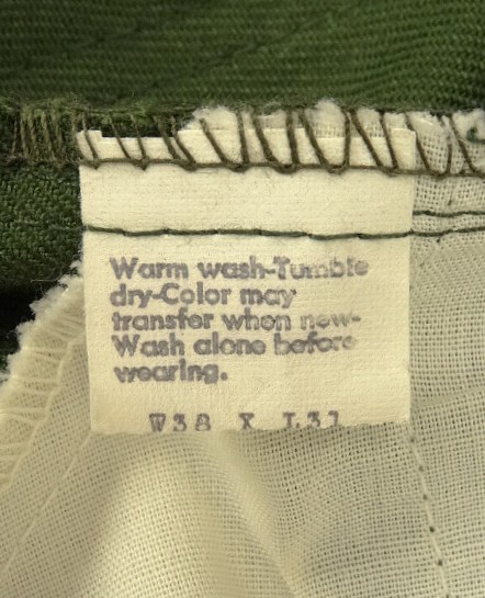 画像3: 80'S LEVIS "STA-PREST" 517 カツラギ スタプレストパンツ オリーブ 42TALONジップ USA製 (VINTAGE)