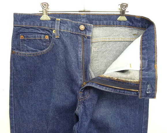画像: 80'S LEVIS 505 デニム インディゴ USA製 W34L30 (VINTAGE)