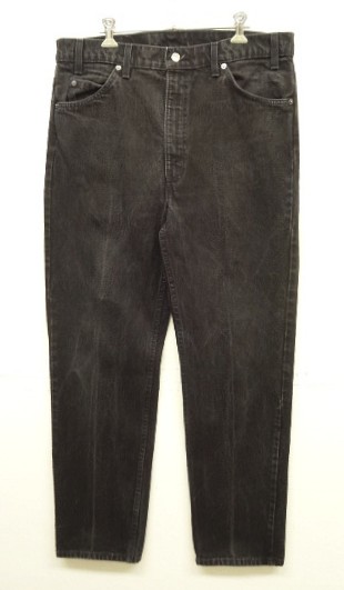 画像1: 90'S LEVIS 505 デニム ブラック USA製 W36L30 (VINTAGE)