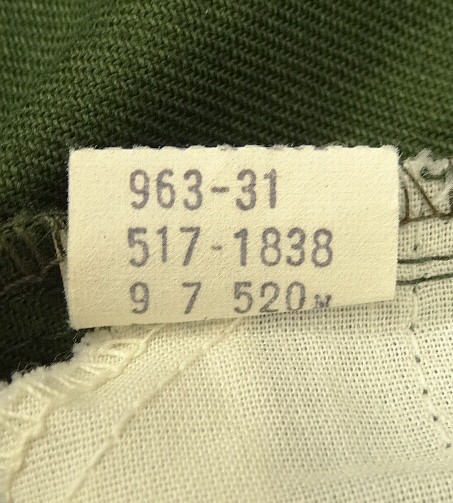 画像4: 80'S LEVIS "STA-PREST" 517 カツラギ スタプレストパンツ オリーブ 42TALONジップ USA製 (VINTAGE)