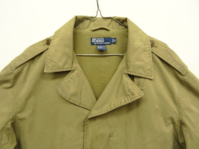 画像: 90'S RALPH LAUREN "KEY WEST" M-41 刺繍入り ミリタリージャケット カーキ (VINTAGE)