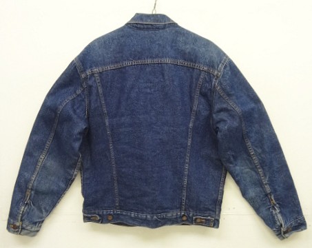 画像6: 90'S LEVIS "71506" スモールe 4thモデル 裏地ブランケット デニムジャケット インディゴ 42 USA製 (VINTAGE)