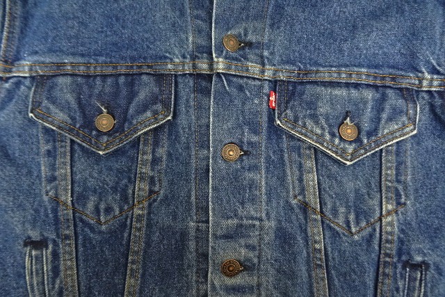 画像: 80'S LEVIS "71506" スモールe 4thモデル デニムジャケット インディゴ 48L USA製 (VINTAGE)