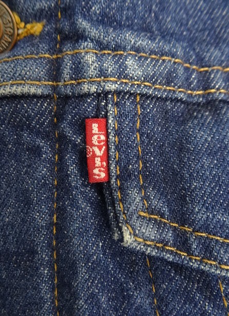画像3: 90'S LEVIS "71506" スモールe 4thモデル 裏地ブランケット デニムジャケット インディゴ 42 USA製 (VINTAGE)
