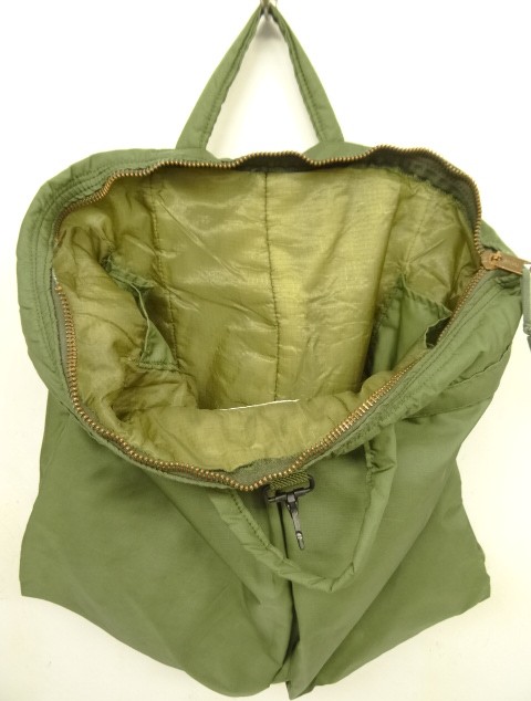 画像5: 80'S アメリカ軍 USAF フライヤーズ ヘルメットバッグ SCOVILLブラスジップ (VINTAGE)