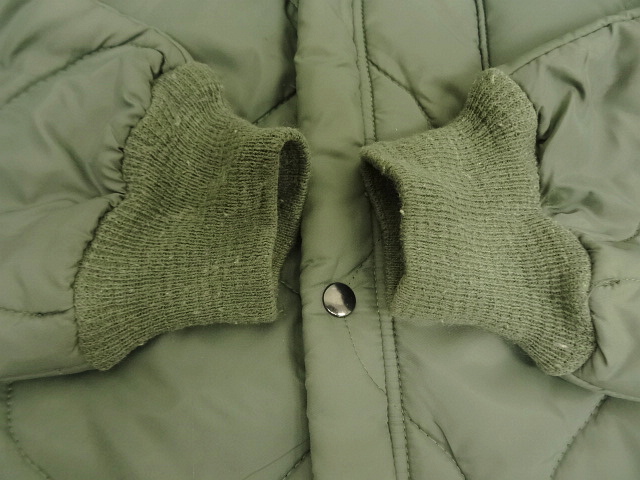 画像: 90'S アメリカ軍 USAF "CWU-9/P" キルティング ライナージャケット セージグリーン L (VINTAGE) 