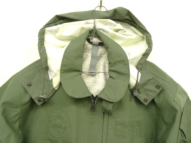 画像: アメリカ軍 USAF "CWU-106/P" フード&チンスト付き フライトジャケット セージグリーン (DEADSTOCK) 