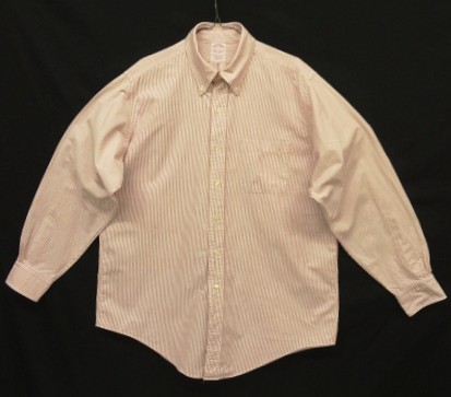 画像1: 90'S BROOKS BROTHERS オックスフォード BDシャツ ストライプ USA製 (VINTAGE)
