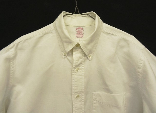 画像: 90'S BROOKS BROTHERS "MAKERS" オックスフォード BDシャツ ホワイト USA製 (VINTAGE)