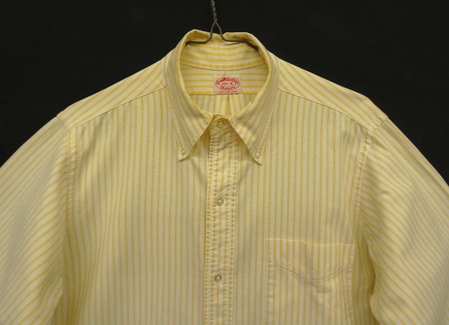 画像: 60'S BROOKS BROTHERS "MAKERS" 6ボタン オックスフォード BDシャツ ストライプ USA製 (VINTAGE)