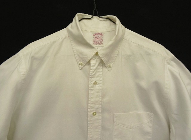画像: 90'S BROOKS BROTHERS "MAKERS" オックスフォード BDシャツ ホワイト USA製 (VINTAGE)
