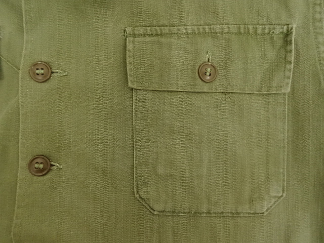 画像: 40'S アメリカ軍 US ARMY "M47" ヘリンボーンツイル ユーティリティシャツ (VINTAGE)