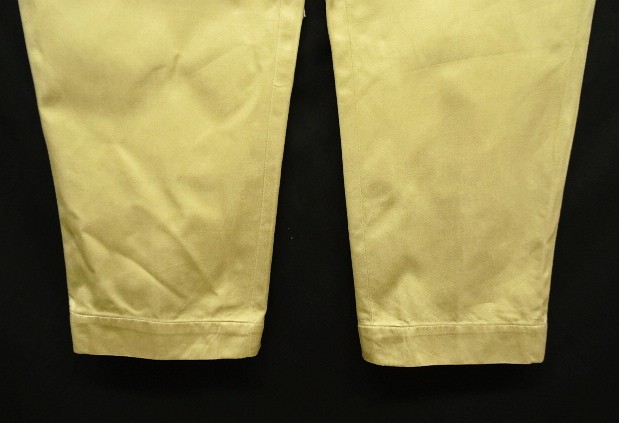 画像: 60'S アメリカ軍 US ARMY コットン100% チノパンツ W38L33 RAPID製アルミジップ (VINTAGE)