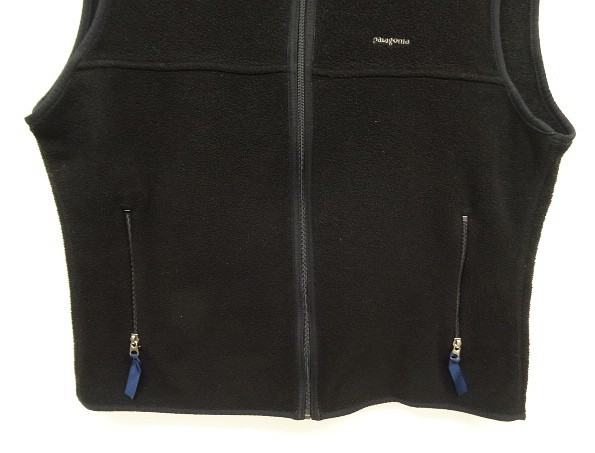 画像: 90'S PATAGONIA "SYNCHILLA" フルジップ フリースベスト ブラック USA製 (VINTAGE)