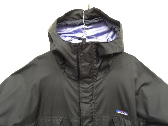 画像: 90'S PATAGONIA "SUPER PLUMA JACKET" リップストップ ナイロンジャケット ブラック (VINTAGE)