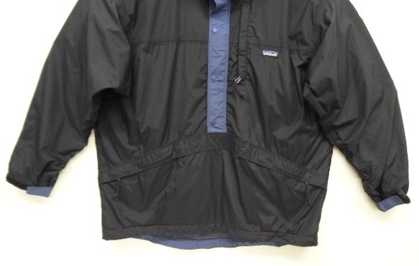 画像: 90'S PATAGONIA "BACK BOWL ANORAK" ナイロン アノラック ブラック/ブルー/パープル (VINTAGE)