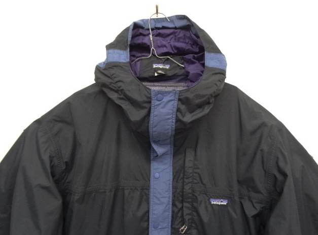 画像: 90'S PATAGONIA "BACK BOWL ANORAK" ナイロン アノラック ブラック/ブルー/パープル (VINTAGE)