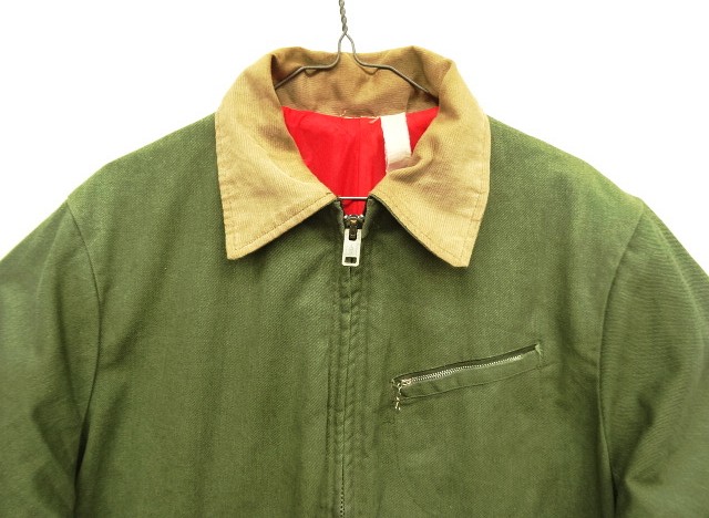 画像: 70'S KEY IMPERIAL 三角タグ ドリズラージャケット IDEALアルミジップ オリーブ (VINTAGE)