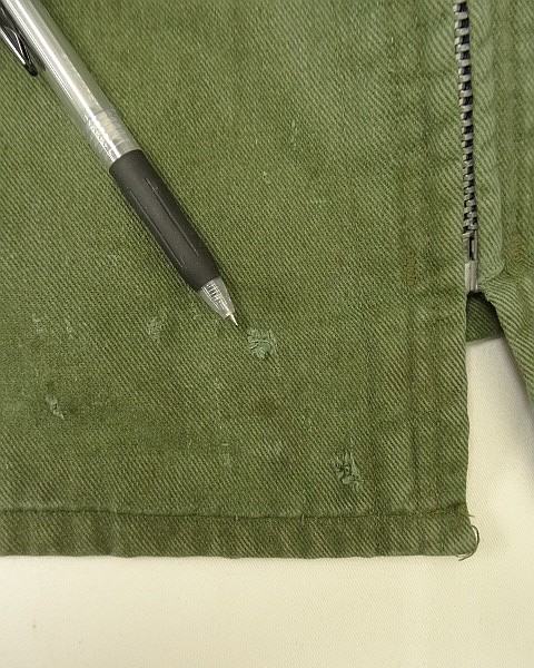 画像7: 70'S KEY IMPERIAL 三角タグ ドリズラージャケット IDEALアルミジップ オリーブ (VINTAGE)