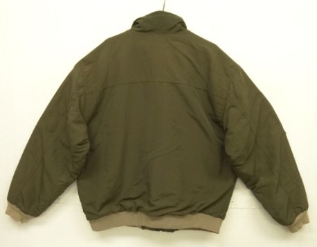 画像5: 90'S J.CREW 旧タグ 裏地フリース ナイロン ドリズラージャケット カーキ USA製 (VINTAGE)