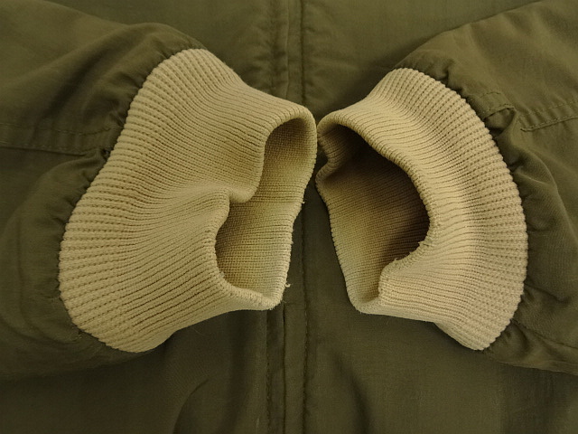 画像: 90'S J.CREW 旧タグ 裏地フリース ナイロン ドリズラージャケット カーキ USA製 (VINTAGE)