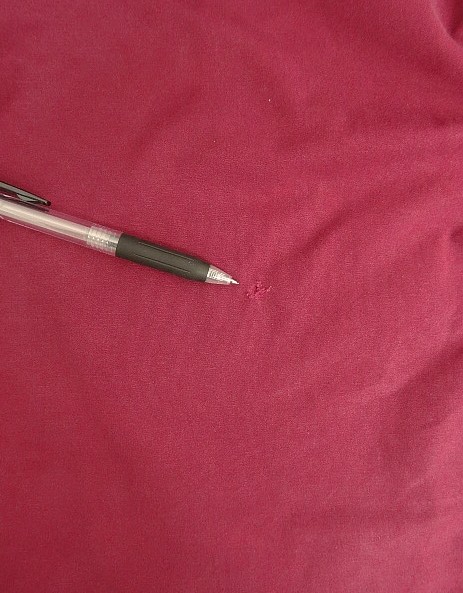 画像4: 90'S J.CREW 旧タグ コットン カラーブロック アノラックパーカー ホワイト/バーガンディ (VINTAGE)