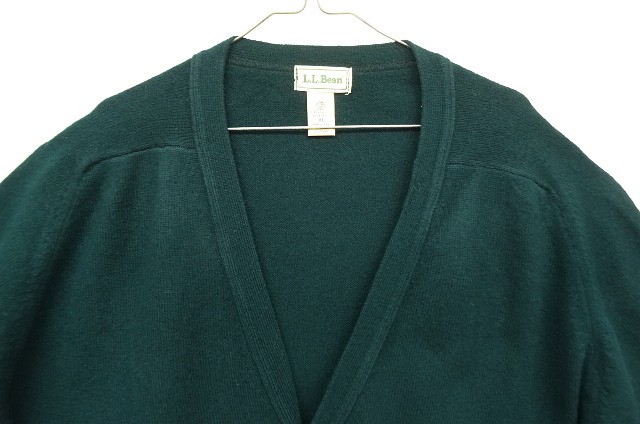 画像: 90'S LL Bean ラムウール フリーダムスリーブ カーディガン スコットランド製 (VINTAGE)