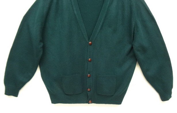 画像: 90'S LL Bean ラムウール フリーダムスリーブ カーディガン スコットランド製 (VINTAGE)