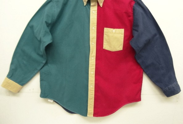 画像: 80'S ORVIS シャモアクロス 長袖 BDシャツ クレイジーパターン USA製 (VINTAGE)