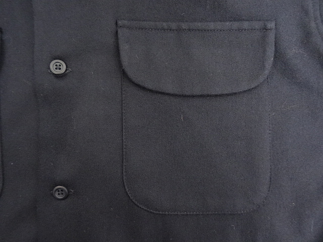 画像: 90'S PENDLETON "BOARD SHIRT" ウール オープンカラーシャツ ネイビー (MINT CONDITION)