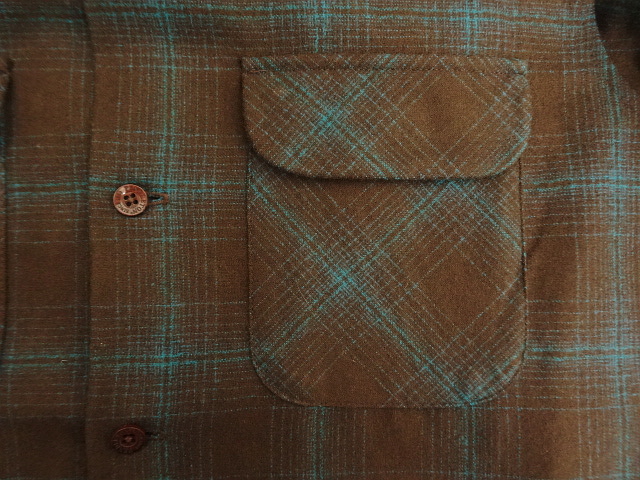 画像: 00'S PENDLETON "BOARD SHIRT" ウール オープンカラーシャツ オンブレチェック (MINT CONDITION)