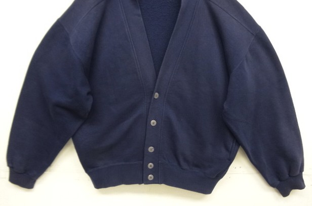 画像: 80'S LL Bean by RUSSELL ATHLETIC スウェットカーディガン ネイビー USA製 (VINTAGE)