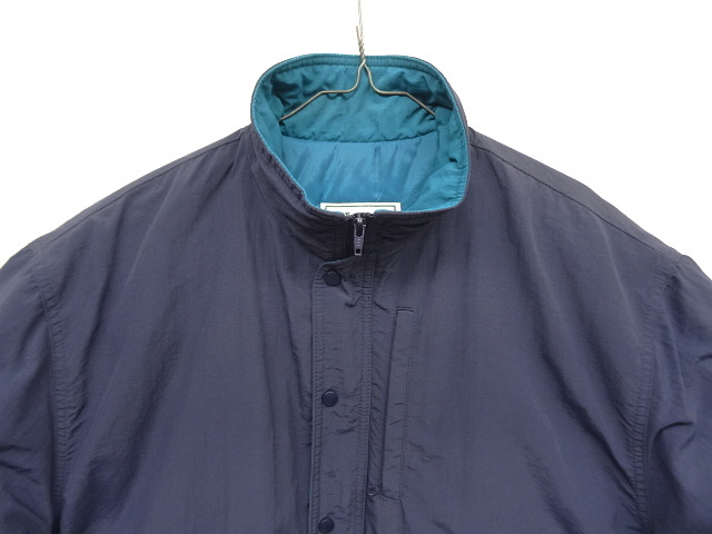 画像: 90'S LL Bean 中綿入り ナイロン バギーズジャケット ネイビー (VINTAGE)
