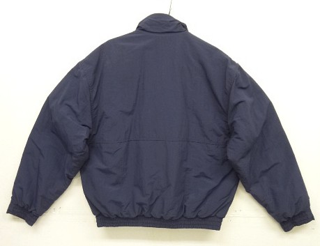 画像4: 90'S LL Bean 中綿入り ナイロン バギーズジャケット ネイビー (VINTAGE)