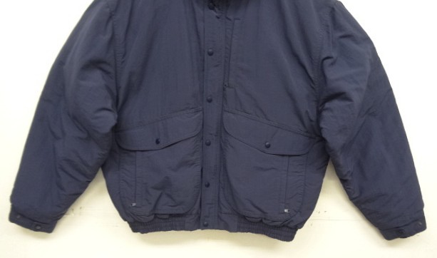 画像: 90'S LL Bean 中綿入り ナイロン バギーズジャケット ネイビー (VINTAGE)