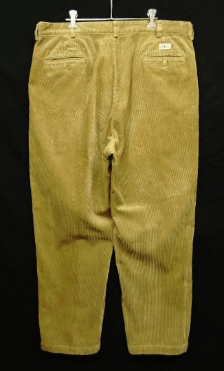 画像3: 90'S RALPH LAUREN "ANDREW PANT" ツープリーツ 太畝 コーデュロイパンツ タン (VINTAGE)