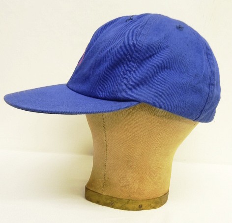 画像3: 90'S RALPH LAUREN ロゴ刺繍 ベースボールキャップ ブルー USA製 (VINTAGE)