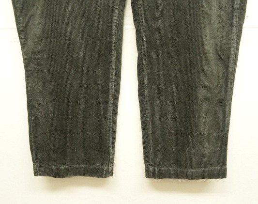 画像: 90'S RALPH LAUREN "ANDREW PANT" ツープリーツ 太畝 コーデュロイパンツ チャコール (VINTAGE)