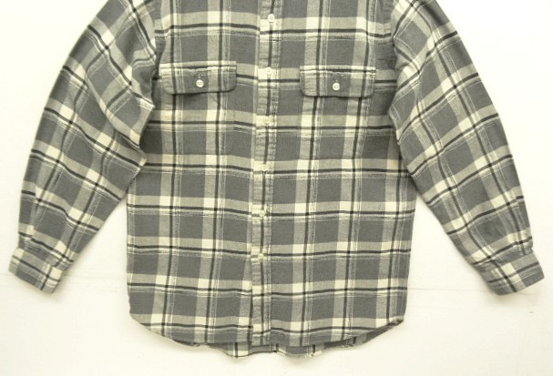 画像: 90'S RALPH LAUREN "WHITFIELD" フランネル 長袖 ワークシャツ チェック柄 (VINTAGE)
