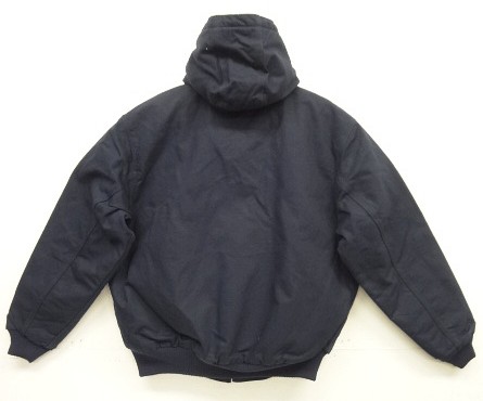 画像6: CARHARTT "ACTIVE JACKET" 裏地キルティング ダックジャケット ネイビー (MINT CONDITION)