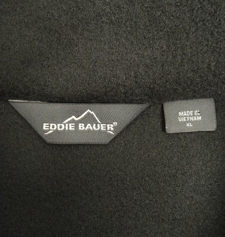 画像2: EDDIE BAUER x FS INVESTMENTS フルジップ フリースベスト ブラック (NEW)