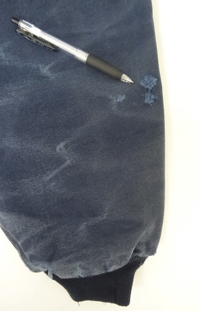 画像6: CARHARTT "ACTIVE JACKET" 裏地キルティング ダックジャケット フェードネイビー USA製 (VINTAGE)