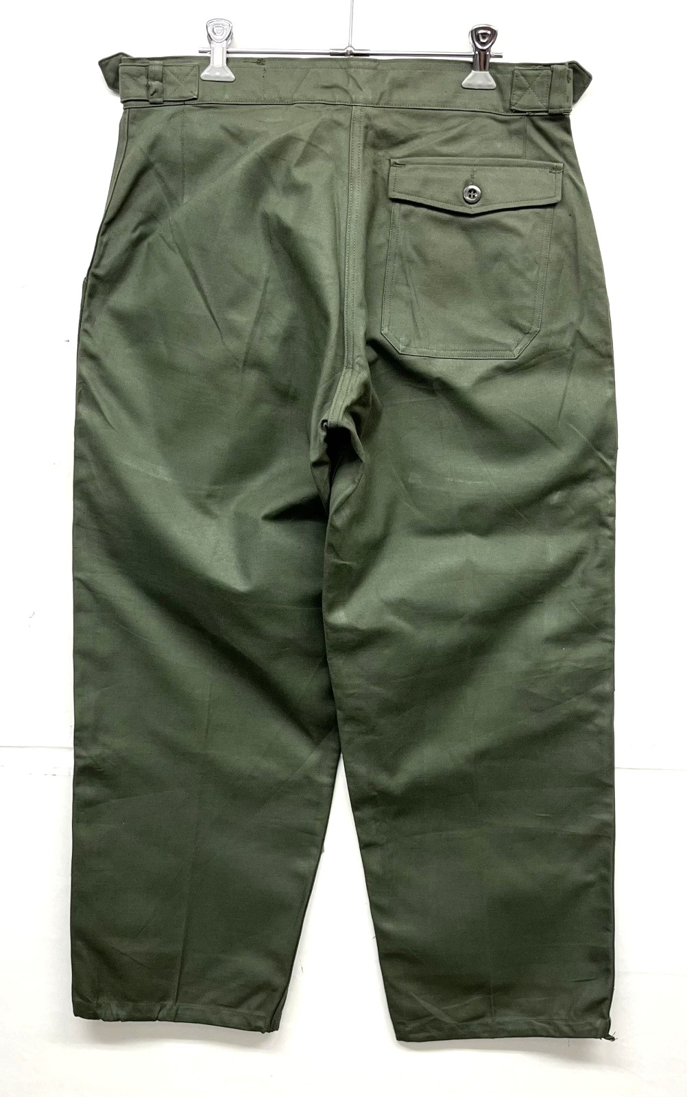 画像5: 60'S フランス空軍 エアフォース アジャスター付き メカニックパンツ AILEEジップ (DEADSTOCK)