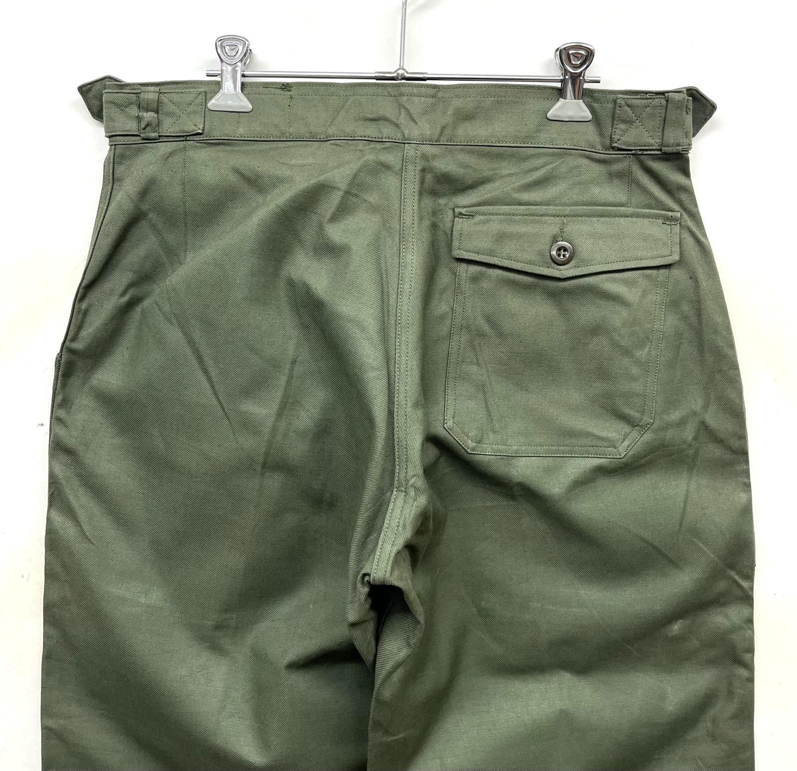 画像: 60'S フランス空軍 エアフォース アジャスター付き メカニックパンツ AILEEジップ (DEADSTOCK)