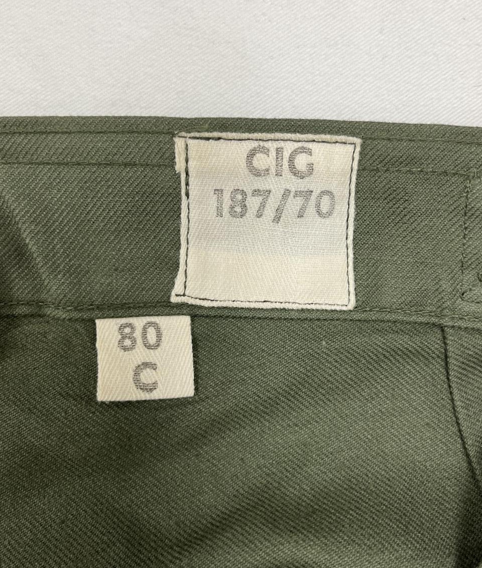 画像2: 60'S フランス空軍 エアフォース アジャスター付き メカニックパンツ AILEEジップ (DEADSTOCK)