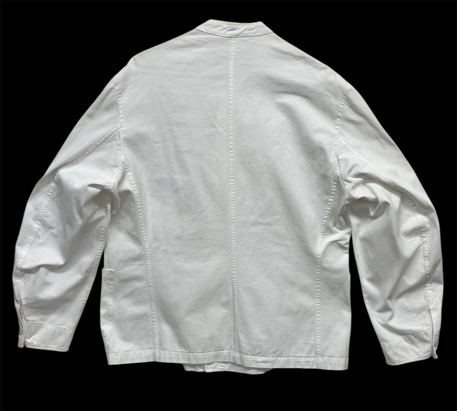 画像5: 60'S THALER ユーロワーク スタンドカラー カバーオール ホワイト (VINTAGE)