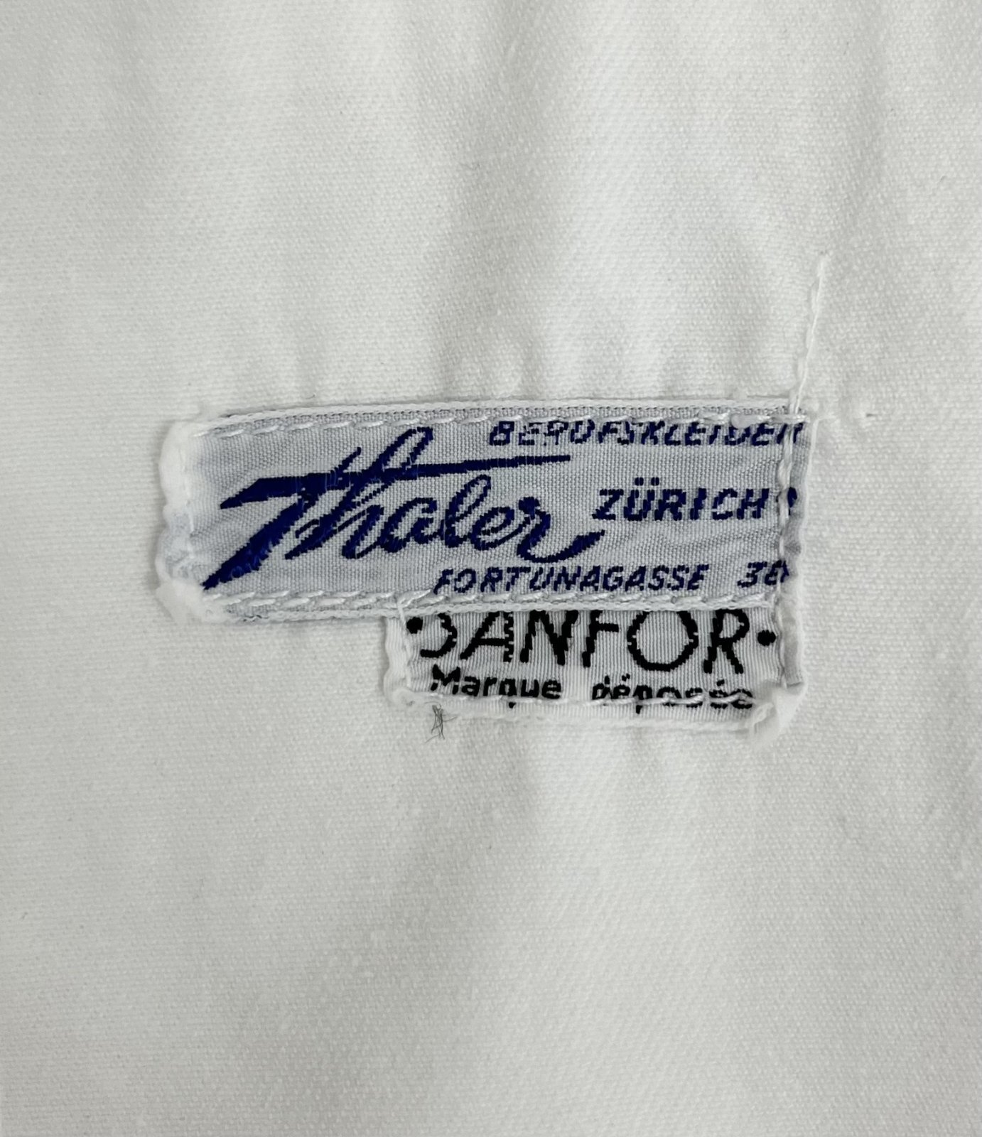 画像3: 60'S THALER ユーロワーク スタンドカラー カバーオール ホワイト (VINTAGE)