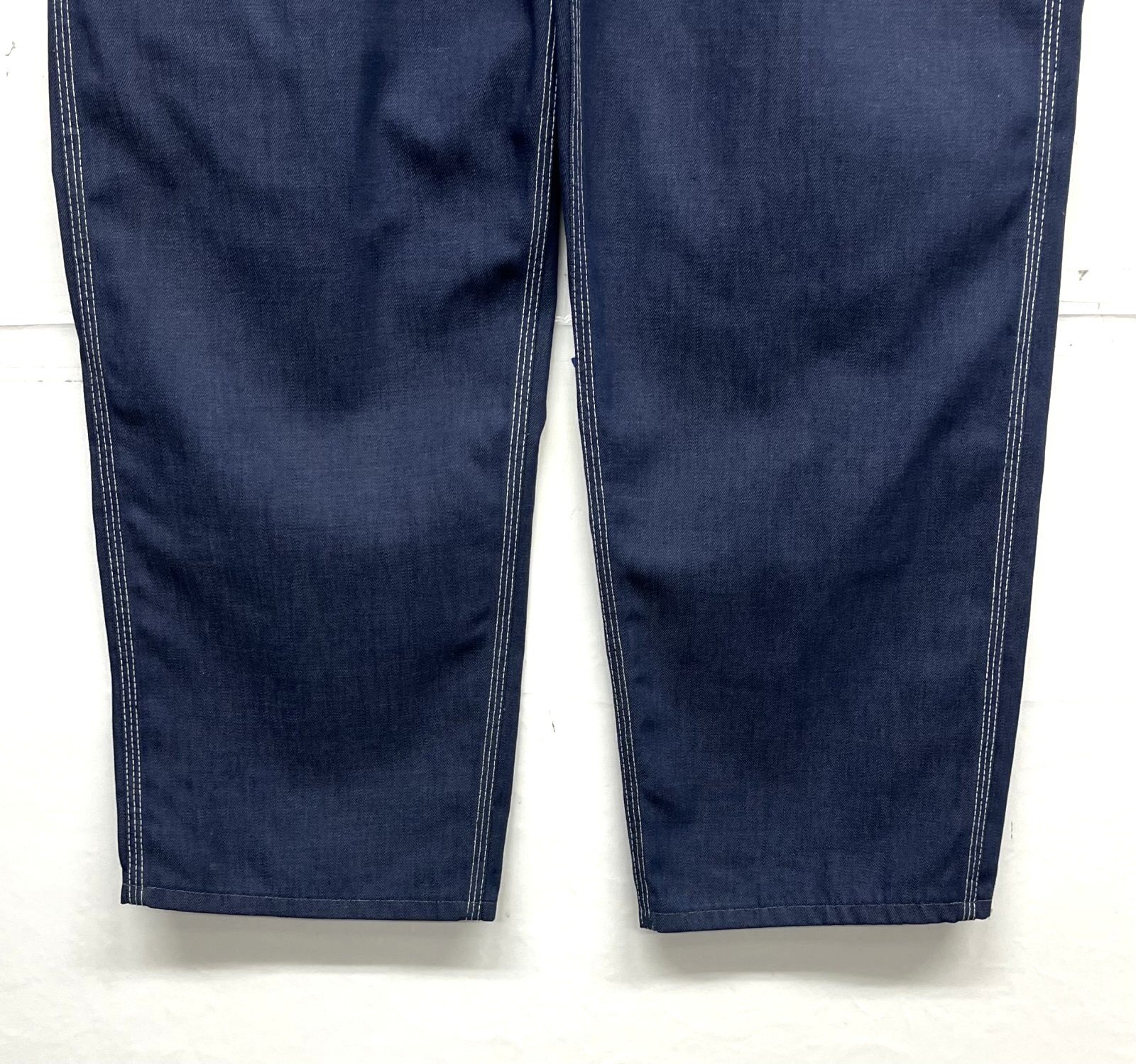 画像: 70'S SEARS トップスナップボタン バットダイデニム ペインターパンツ SCOVILLジップ インディゴ (VINTAGE)