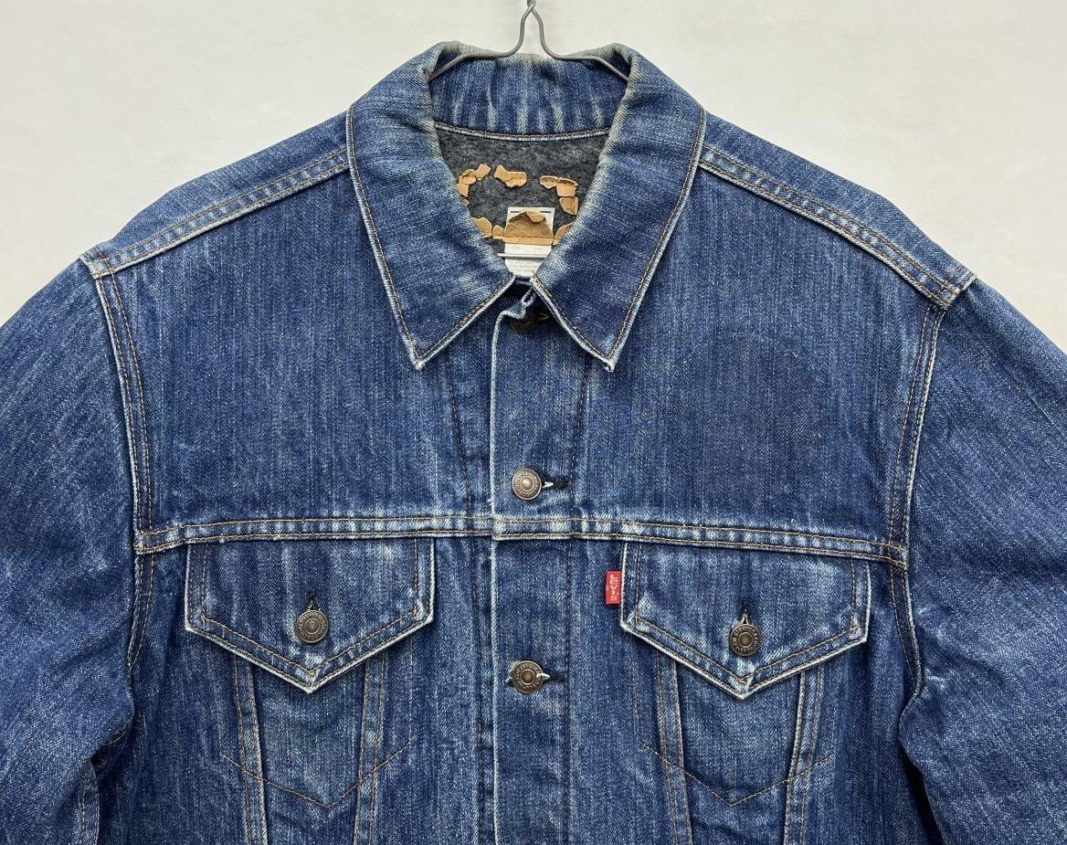 画像: 70'S LEVIS 70505 "TROY BLANKET" ブランケット付き デニムジャケット インディゴ USA製 (VINTAGE)