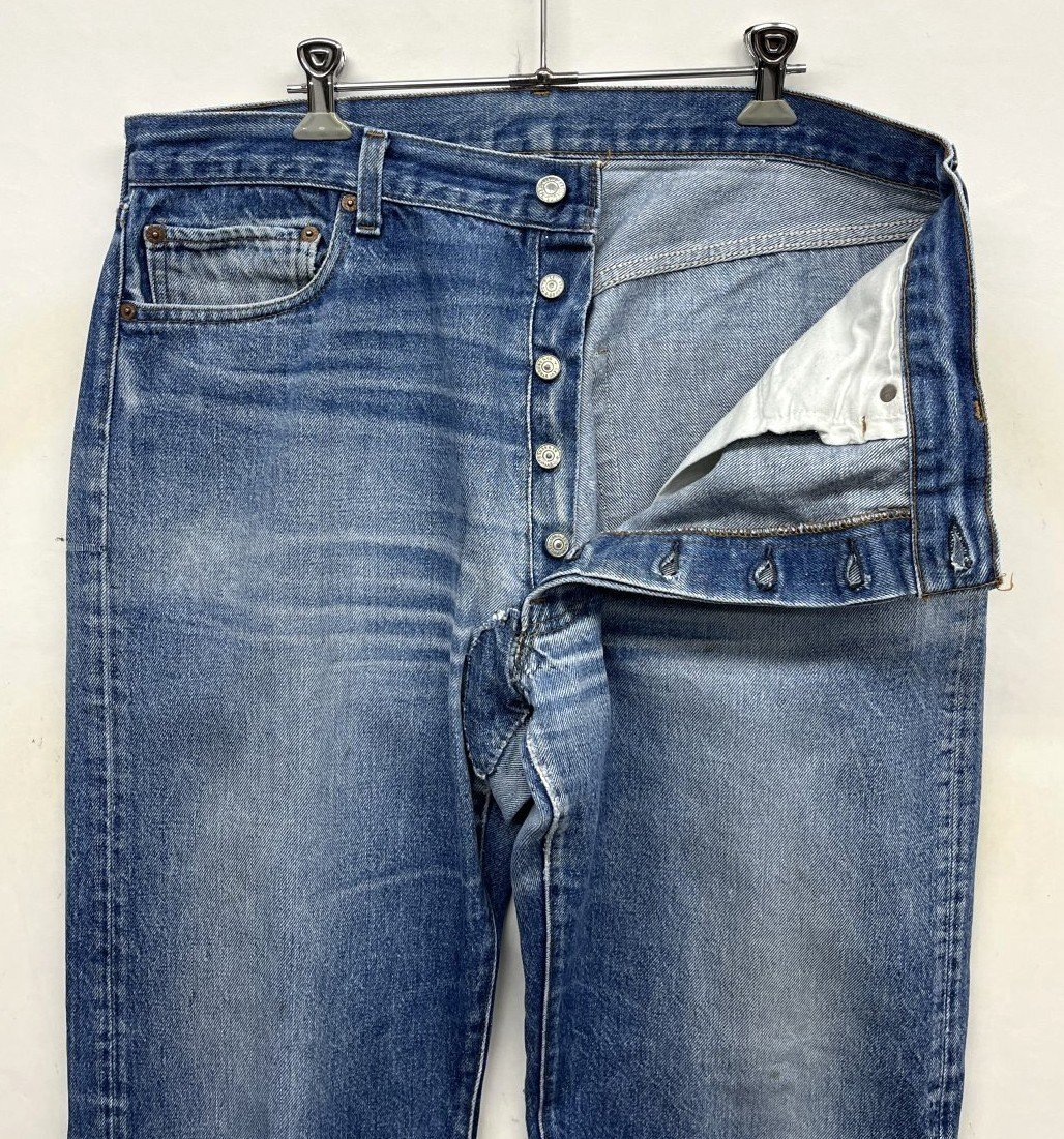 画像: 80'S LEVIS 501 "内股シングル" デニム インディゴ USA製 W38L32 (VINTAGE)